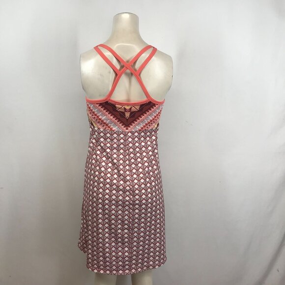PRANA - WOMEN'S SMALL - STRAPPY BACK BUILT IN BRA SUNDRESS SUMMER OUTDOORS - Picture 4 of 6